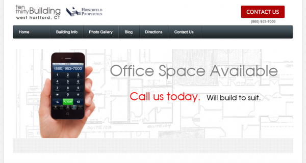 Long island web design services portfolio Ten Thirty Building