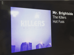 office radio station featuring the killers mr brightside