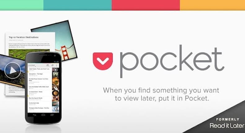 pocket when you find something you want to view later put it in pocket